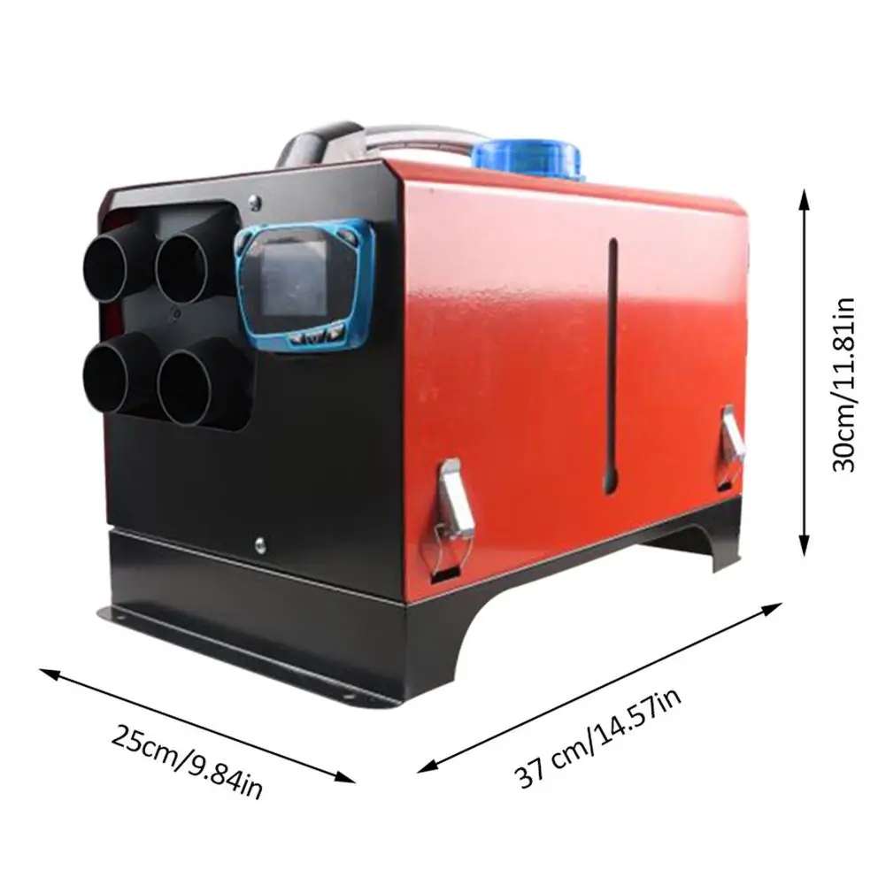 

8KW 12V/24V Clip Housing Blue LCD Liquid Crystal Display Car Fuel Heater Car Truck Fuel Heater Parking Fuel Car Auxiliary Heater