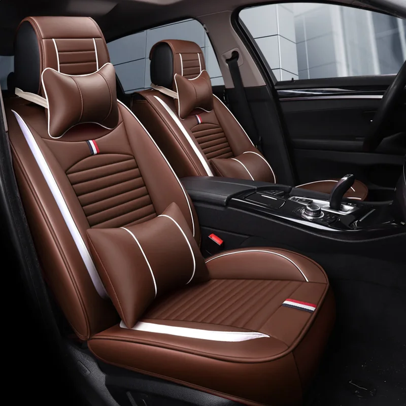 Чехлы для автокресел из искусственной кожи с полным покрытием chery tiggo 3 5 t11|Чехлы