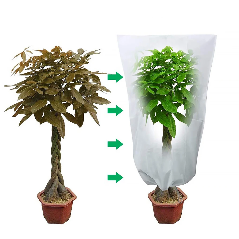 

Plant Cover Winter Warm Cover Tree Shrub Plant Protecting Bag Frost Protection For Yard Garden Plants Small Tree Against Cold