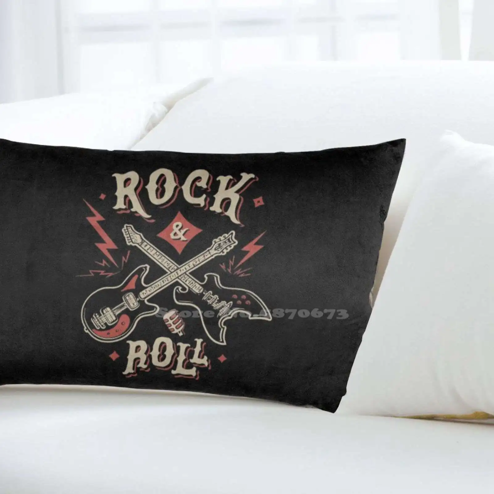 Постельное белье Rock N Roll для домашнего декора наволочка губ рот I Love And Lover старая