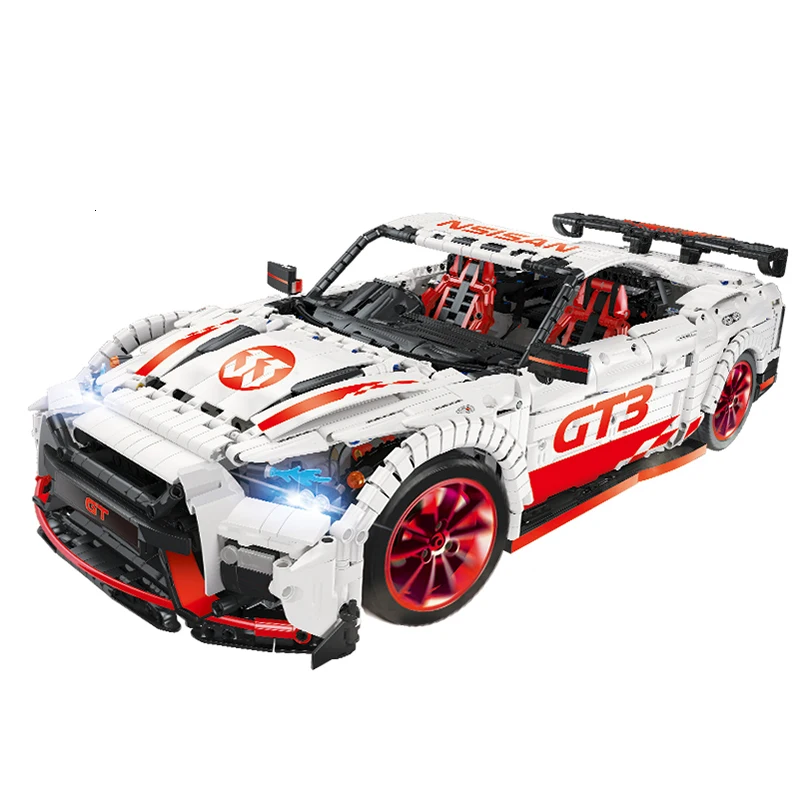 Mustang Technic RC автомобиль Ford Hoonicorn RTR V2 20102 MOC 22970 23010 GTR блоки кирпичи светодиодный