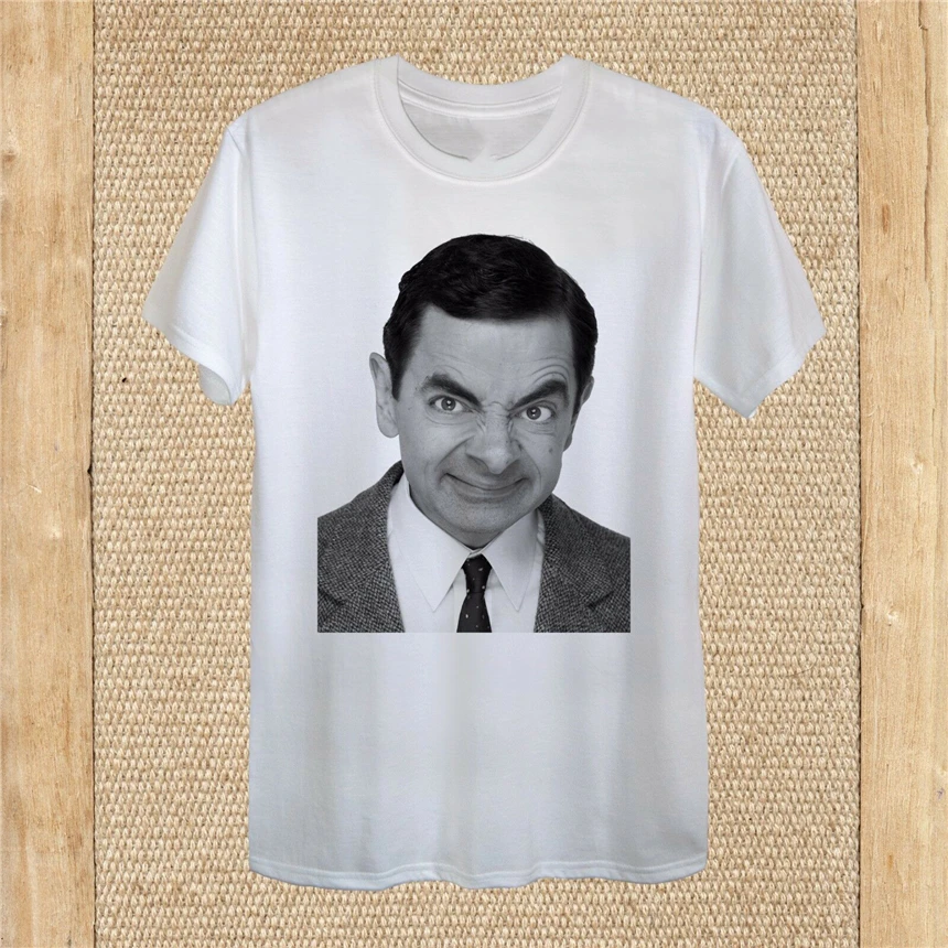Mr Bean футболка дизайн Британский смешной Best Rowan Atkinson Унисекс Женская приталенная