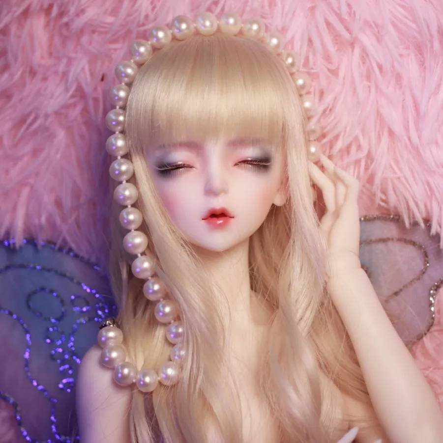 Шарнирная кукла девочка с тяжелым снегом и спящим лицом красивая девушка размер