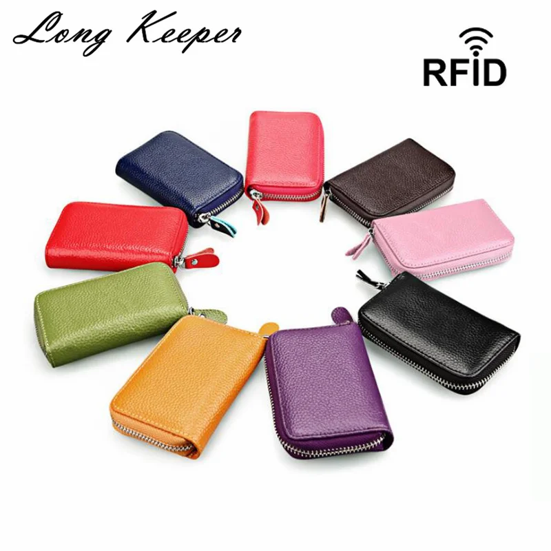 Новый женский бизнес-держатель для карт из коровьей кожи кошелек