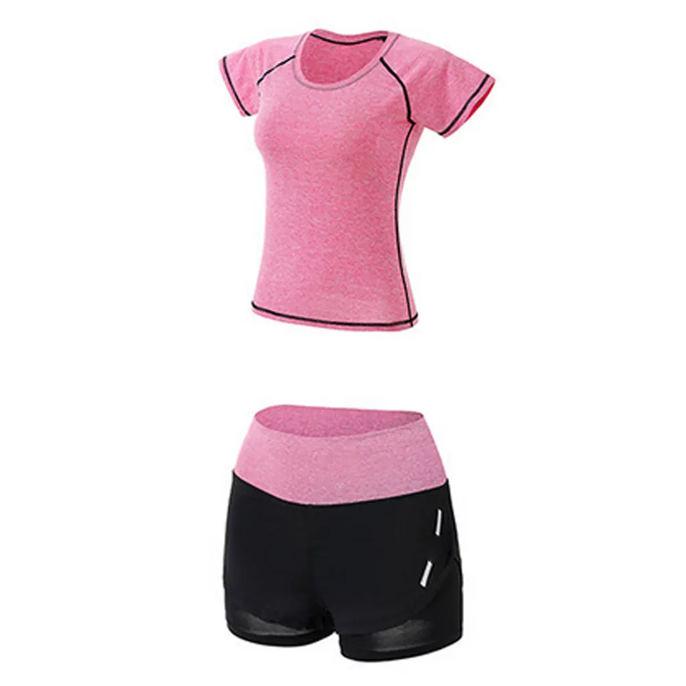 

Seamless Women Yoga Set Workout Sportswear Gym Clothing Fitness Long Sleeve Crop Top High Waist Leggings Sports Yoga Suits