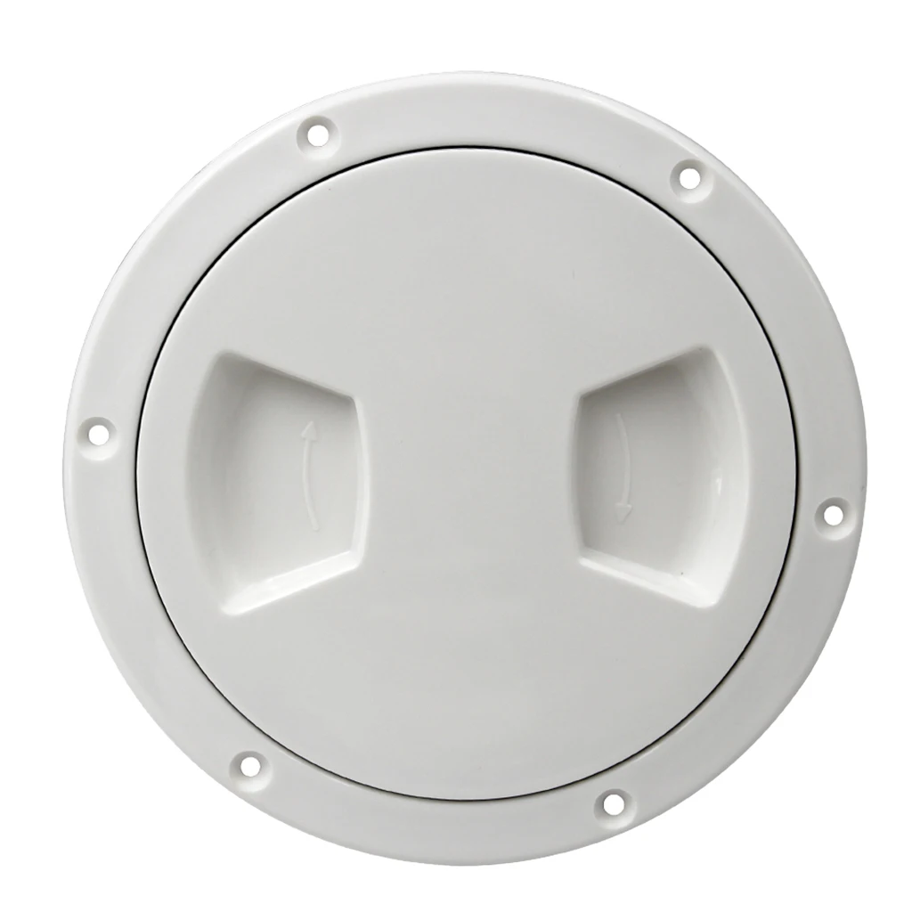 

1 Pcs 5 inch Corrosion Resistant Marine Access Boat Inspection Hatch Cover Plate Non-Slip ABS Plastic