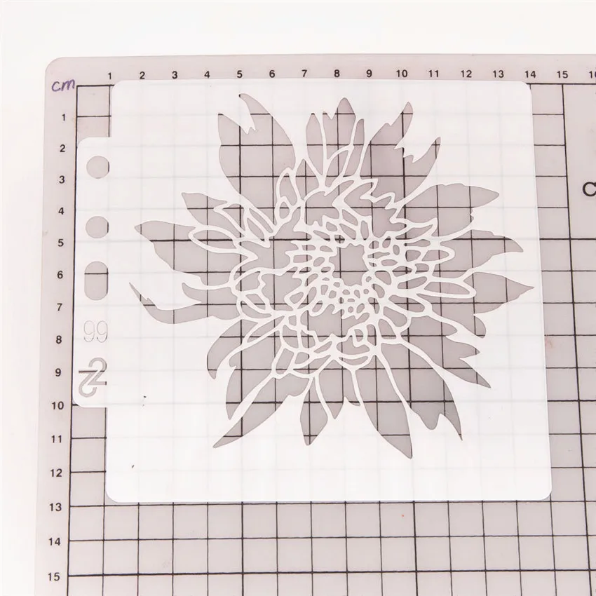 13*14 чехол с подсолнечником templat трафареты для скрапбукинга спрей Пластиковая