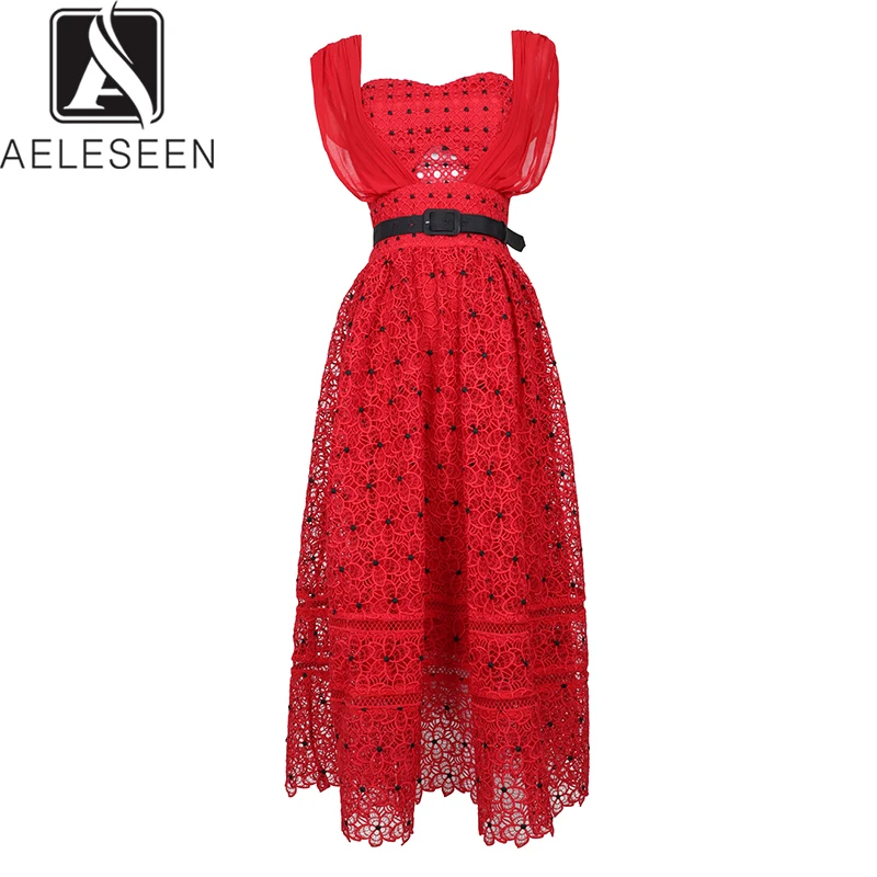 AELESEEN сказочные платья для женщин 2019 Новая мода подиумная Высококачественная