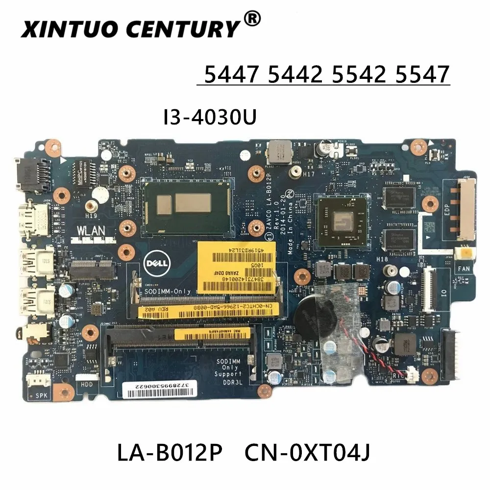 

Φ 0XT04J для Dell Inspiron 5447 5442 5542 5547 Материнская плата ноутбука ZAVC0 CN-0XT04J REV: 1,0 _ материнская плата 100% TEST OK