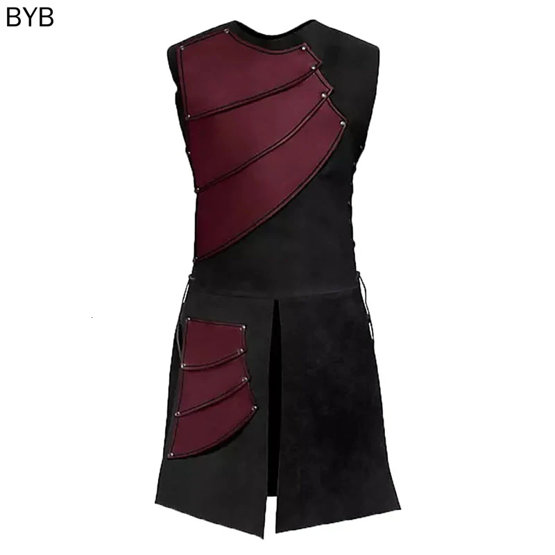 Средневековый военный воин солдат бронированный кожаный жилет для мужчин рыцарь