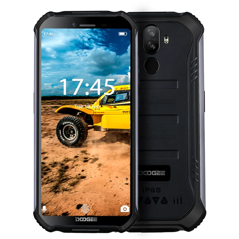 Мобильный телефон DOOGEE S40 Lite прочный четырёхъядерный 2 ГБ 16 Android 9 0 экран 5 дюйма 4650