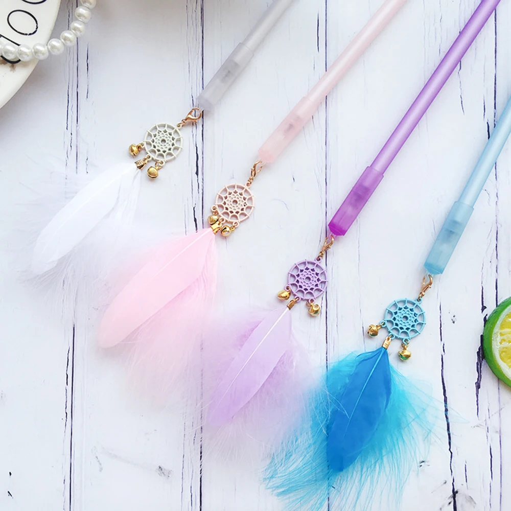 1 шт. гелевые ручки с кулоном Ловец снов для школы 0 5 мм черные чернила ручка