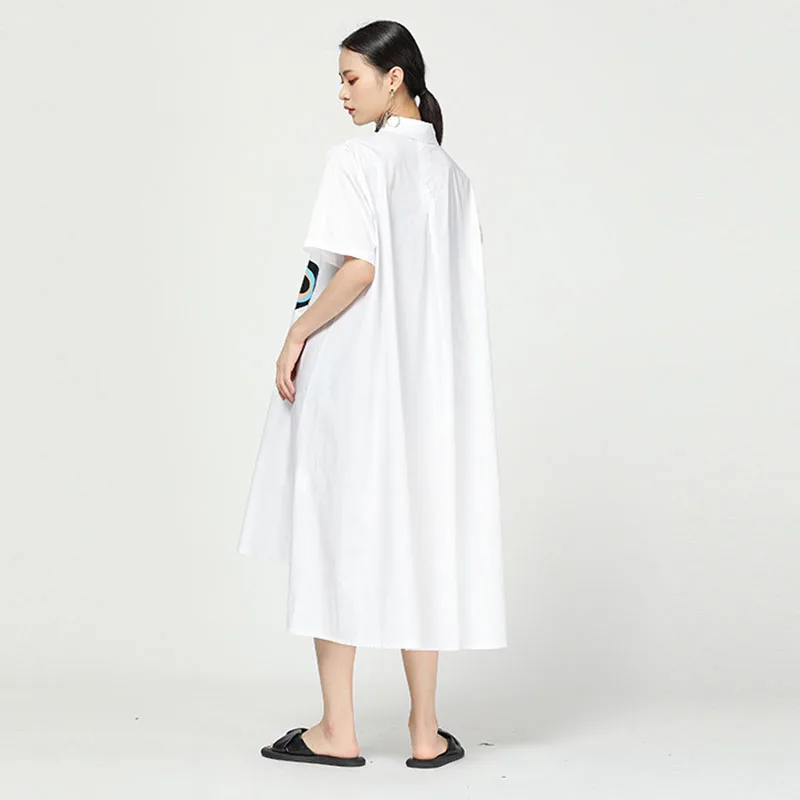 Женское асимметричное платье XITAO однобортное нестандартного размера плюс с