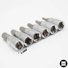 6 шт 14 дюймов шестигранными битами Набор торцевых головок шестигранный ключ биты шлицевые H3 H4 H5 H6 H7 H8 торцевых ключей головка адаптера для Динамометрический гаечный ключ