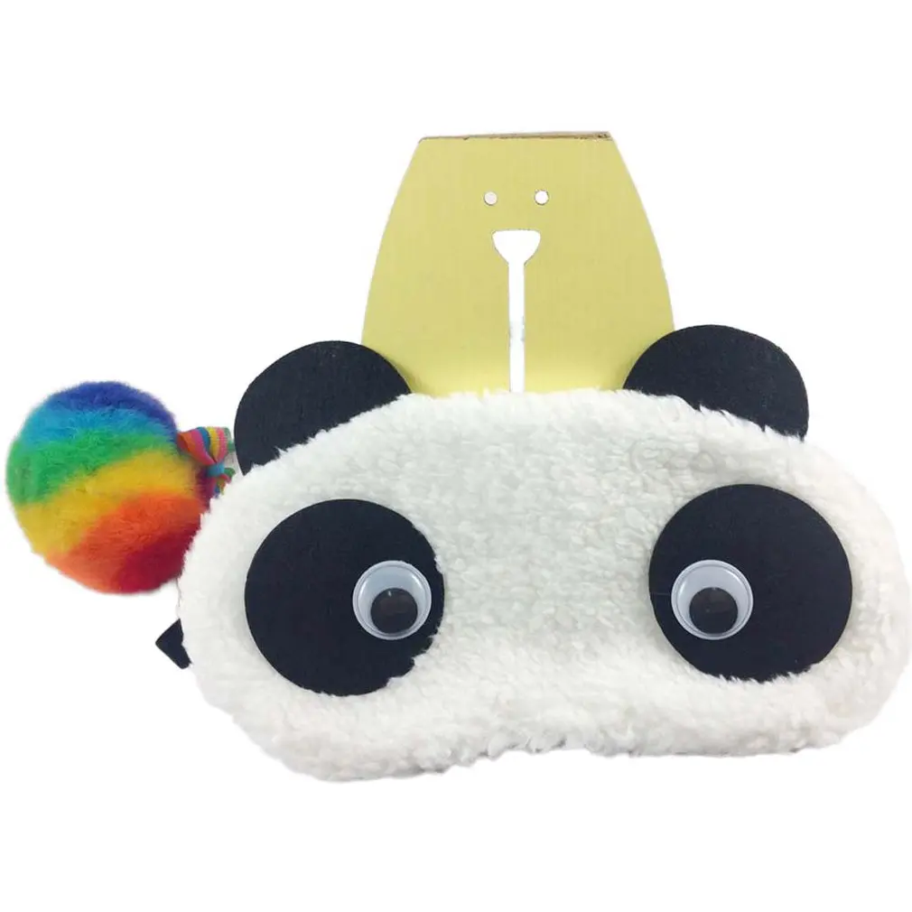 

1PC Nap Eyeshade Cartoon Blindfold Sleep Eyes Cover Travel Rest Patch Blinder Cute Panda Sleeping Eye Mask