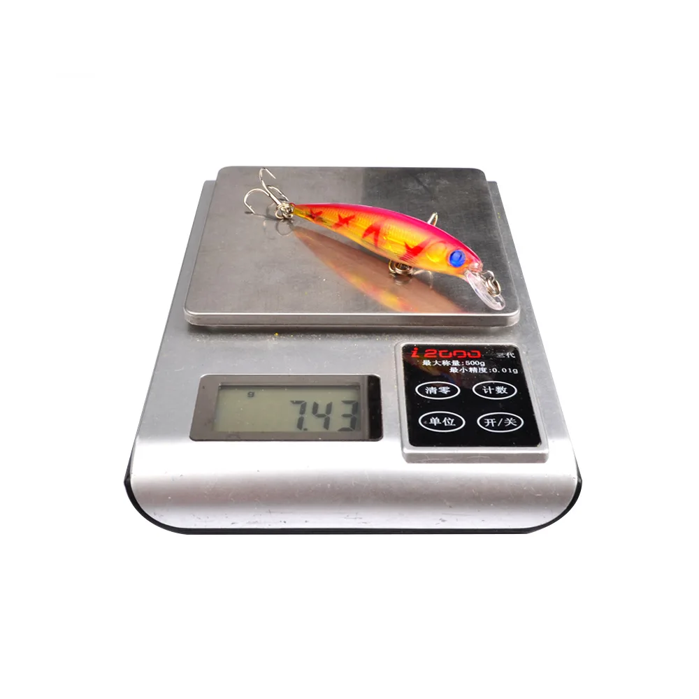 

1pcs 82mm Plastic Floating Fishing Lures Hard Bait 7.3g Sea Fishing Bionic Bait Mino Fake Bait Fishing Hook