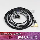 LN006354 XLR сбалансированный 3,5 мм 2,5 мм 8 сердечников посеребренный кабель для наушников Sony