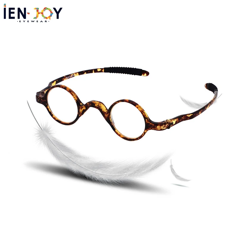 

Очки для чтения IENJOY TR90 в ретро стиле, модные круглые очки для чтения для мужчин и женщин, пресбиопические очки для чтения