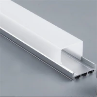 yangmin free shipping 6 6ft2m 26x23mm silver u shape internal width 23mm led aluminum channel system with cover end caps