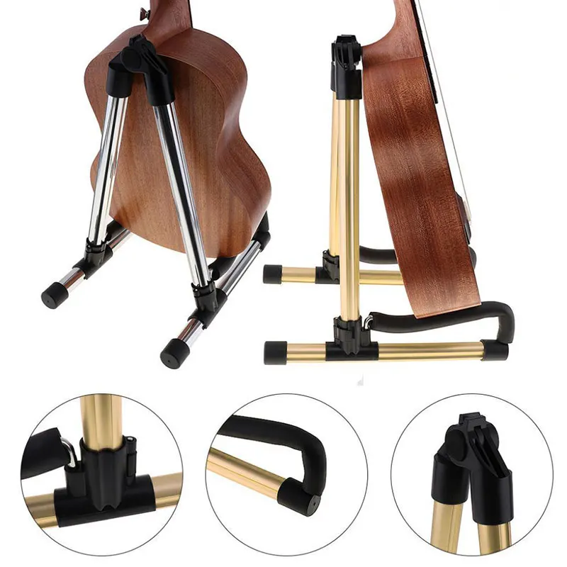 3 farben gitarre stand universal folding a rahmen für akustische elektrische gitarre gitarre boden stehen halter free global shipping