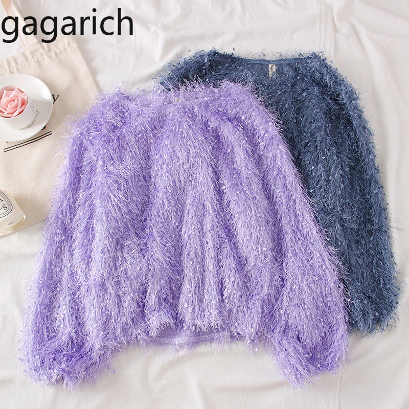 Gagarich женская рубашка осень 2019 новая корейская мода круглая бахрома шерстяной