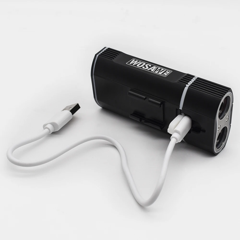 Велосипедный фонарь WOSAWE зарядка через USB 2400 лм | Спорт и развлечения