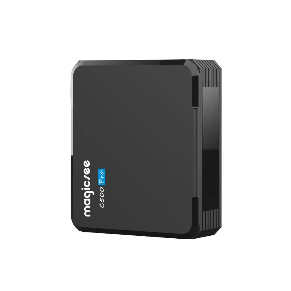 Magicsee c500 pro android tv box DVB S2X/S2 T2 Android 4k цифровой спутниковый ресивер s905x3 Tv Box VS Mecool K5