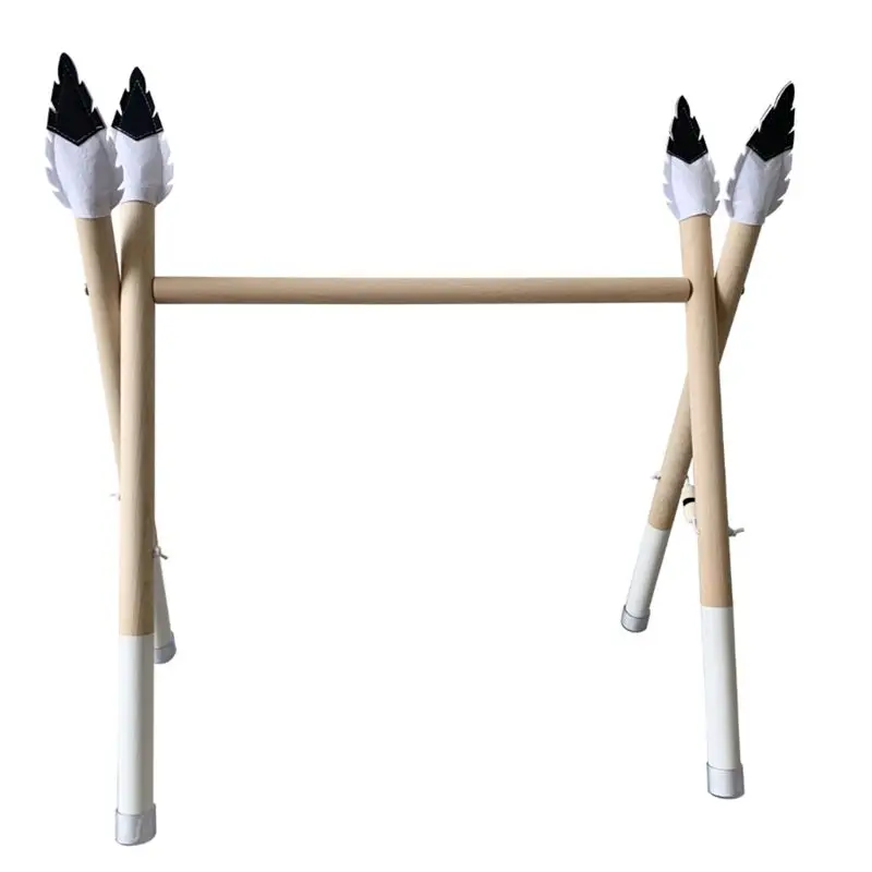 

1Set Nordic Style Baby Play Gym Toys Wooden Activity Sensory Develop Play Game Fitness Frame Rack Early Education Toy for Kids