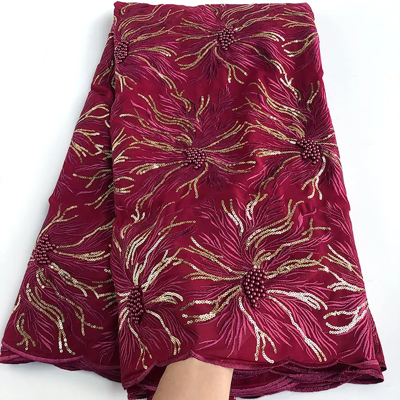 Чисто белая мягкая вышивка африканская швейцарская кружевная вуаль ткань