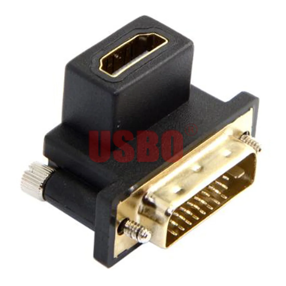 Высококачественный чёрный 90 градусов коленчатый разъем HDMI для передачи данных