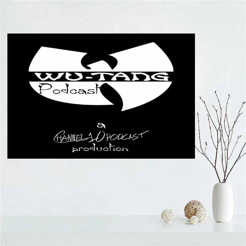 Новое поступление Wu Tang Clan плакат холст ткань тканевый 27x40cm Главная Docor