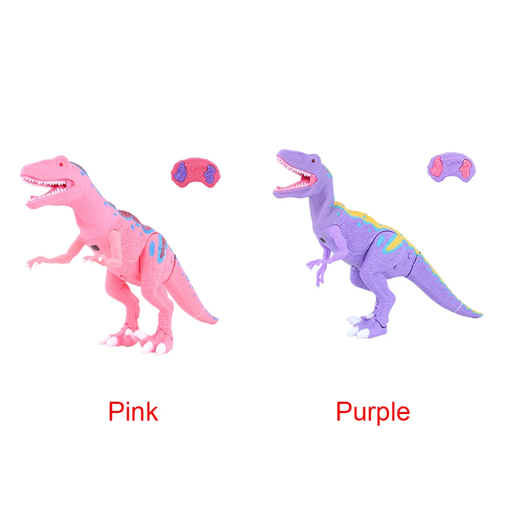 

Remote Control Velociraptor RC Walking Dinosaur Toy with Shaking Head, Light Up Eyes and Sounds