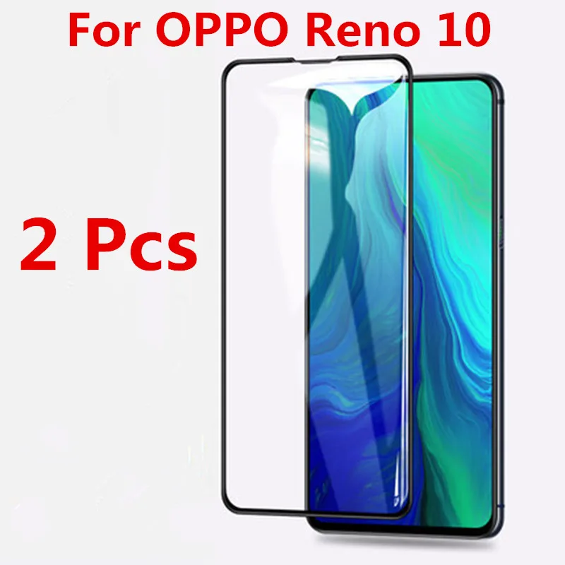 

Высококачественное закаленное защитное стекло с полным покрытием для OPPO Reno 10 reno10, 2 шт.