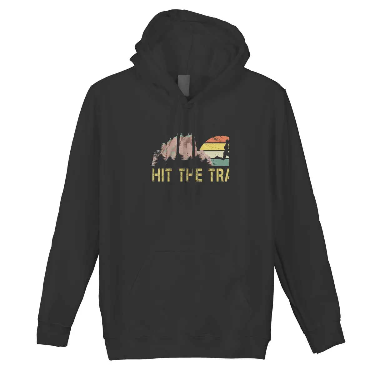 

Men's Hoodie Hit the Trail Retro Running SayingGames Funny Groot Streetwear hoodies Sweat Homme 38379