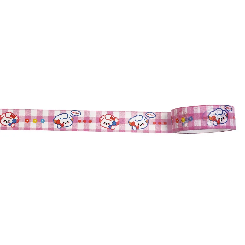 

1Roll Cute Masking Tape Adhesive Washi Tapes Creative DIY Diary Photo Album Decoration Stickers Color Waterproof Tapes Material