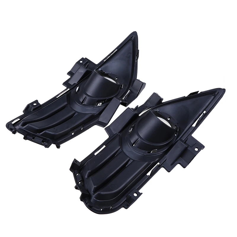 1 пара Блестящий черный правый и левый передний бампер боковая Нижняя решетка для