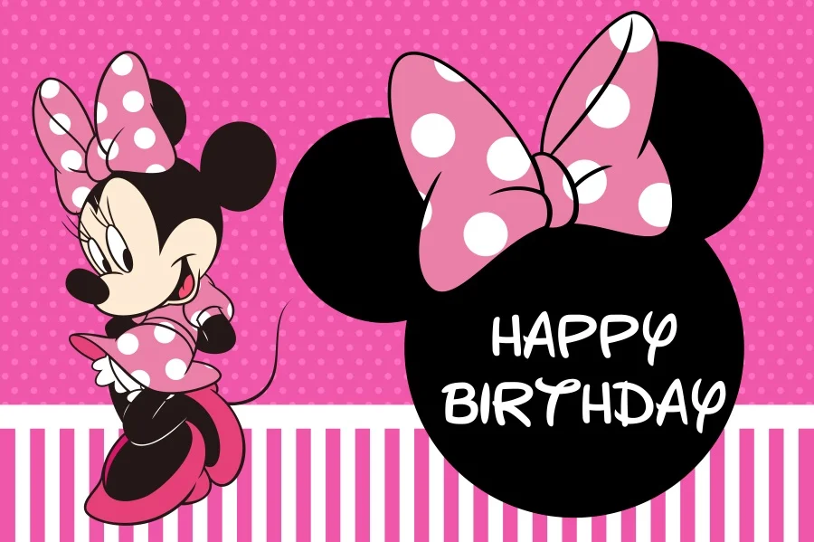 Фон для вечерние с изображением Микки Мауса на заказ Декорации дня рождения