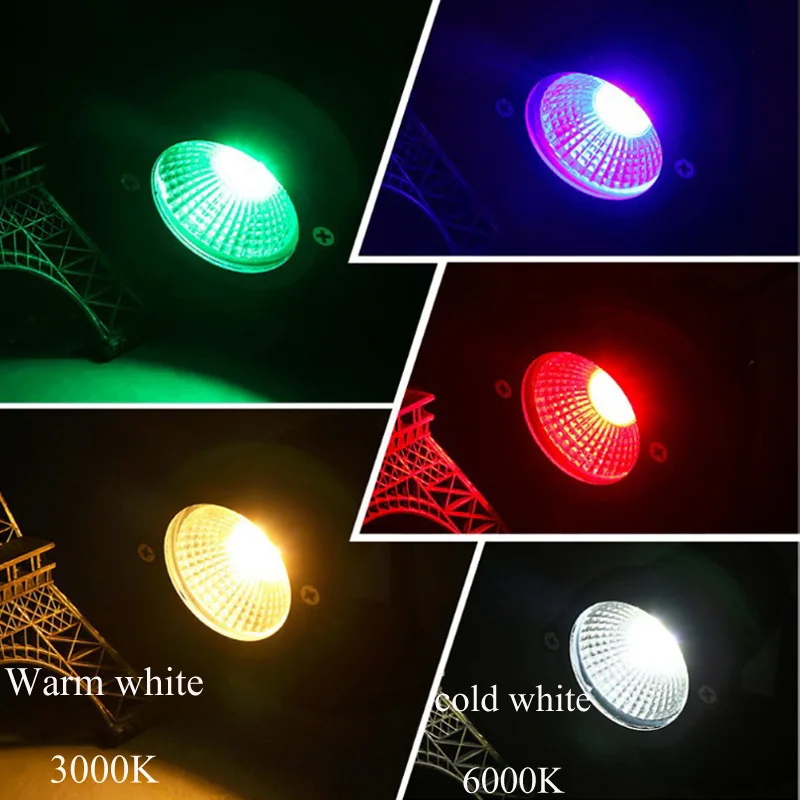 5 Вт Мини RGB Led садовый светильник 12 в 85-265 открытый IP65 Водонепроницаемый