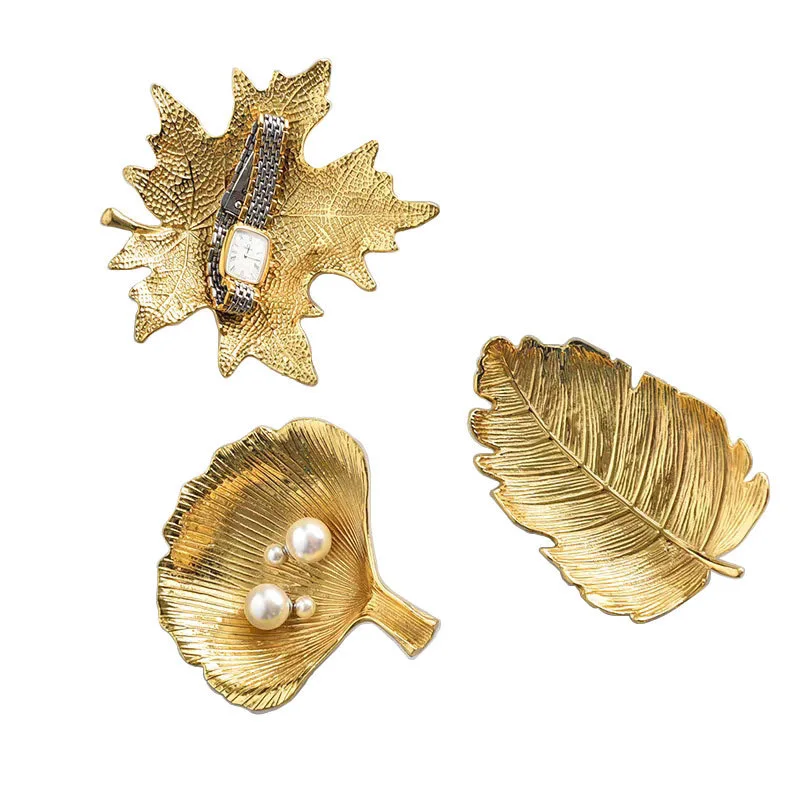 Металлический поднос в европейском стиле украшения для стола освещение