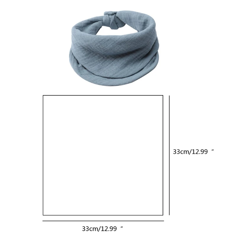 

Gauze Baby Bibs Newborn Boys Girls Burp Cloth Bandana Cotton Soft Toddler Scarf Infant Saliva Towel Scarves