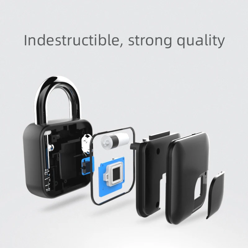 

Tuya Smart Padlock Fingerprint Lock Bluetooth Safe 508dpi Smart Home Door Lock Waterproof Keyless USB Rechargeable Zinc Alloy