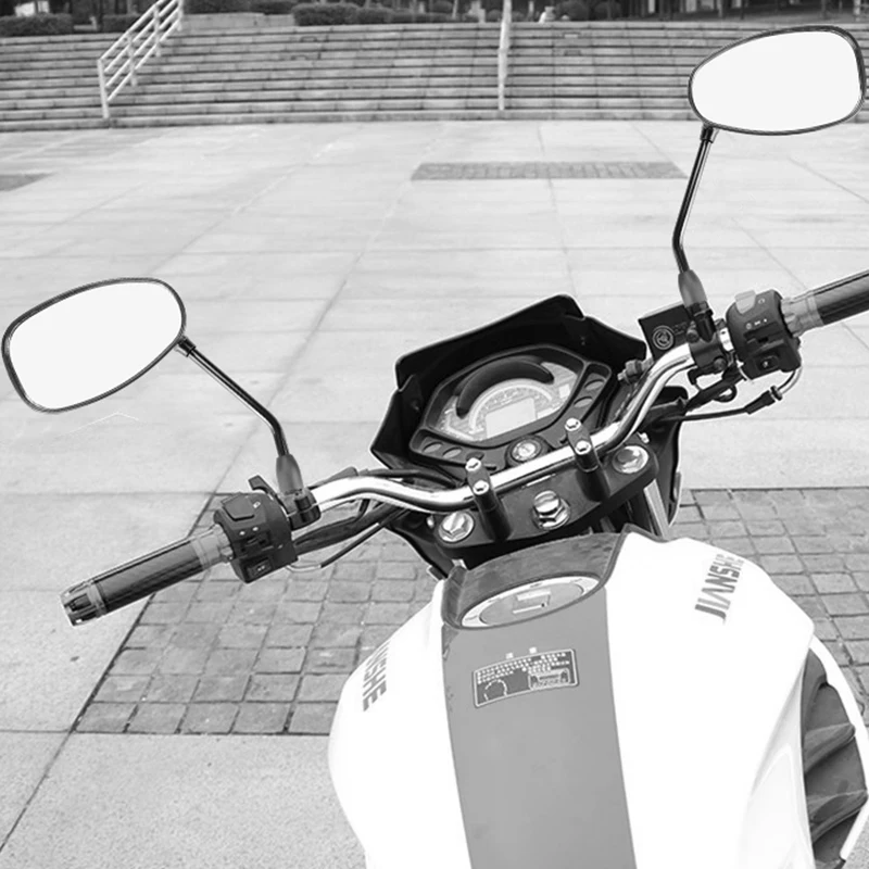 1 пара зеркал для мотоцикла с винтами 10 мм боковое зеркало заднего вида Retrovisor Moto