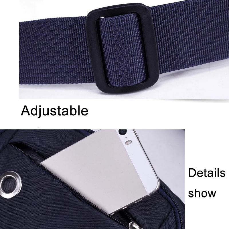 Нейлоновая Женская водонепроницаемая поясная сумка новинка 2021 Мужская