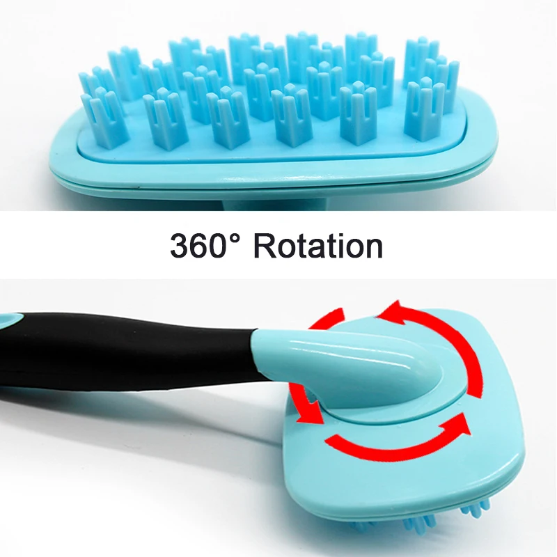 Высококачественная силиконовая стрижка кошек и собак Расческа Щетка для купания
