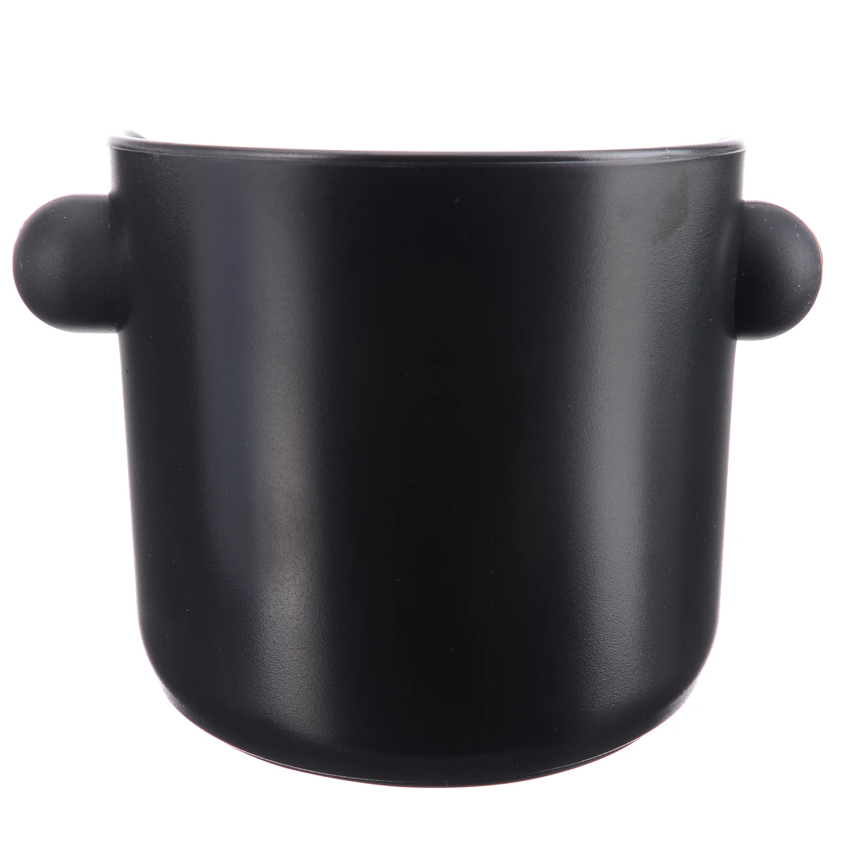 Черный контейнер из АБС пластика для кофе эспрессо с ручкой бариста