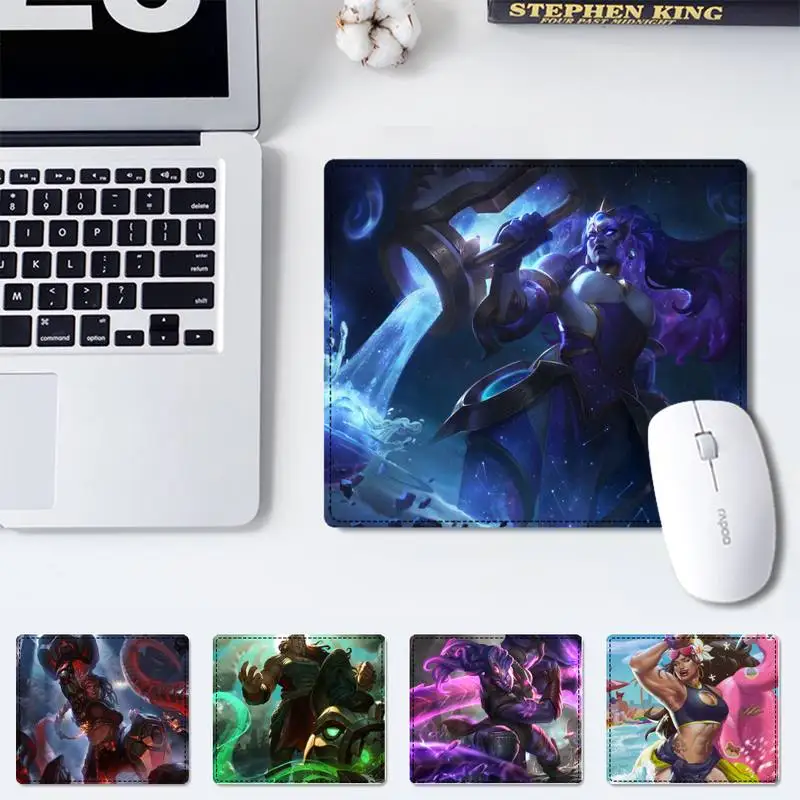 

Popolar League of Legends Illaoi office Mat Small Size Rubber Mouse Pad Gaming Player Desktop Pad Computer Laptop Mouse Pad