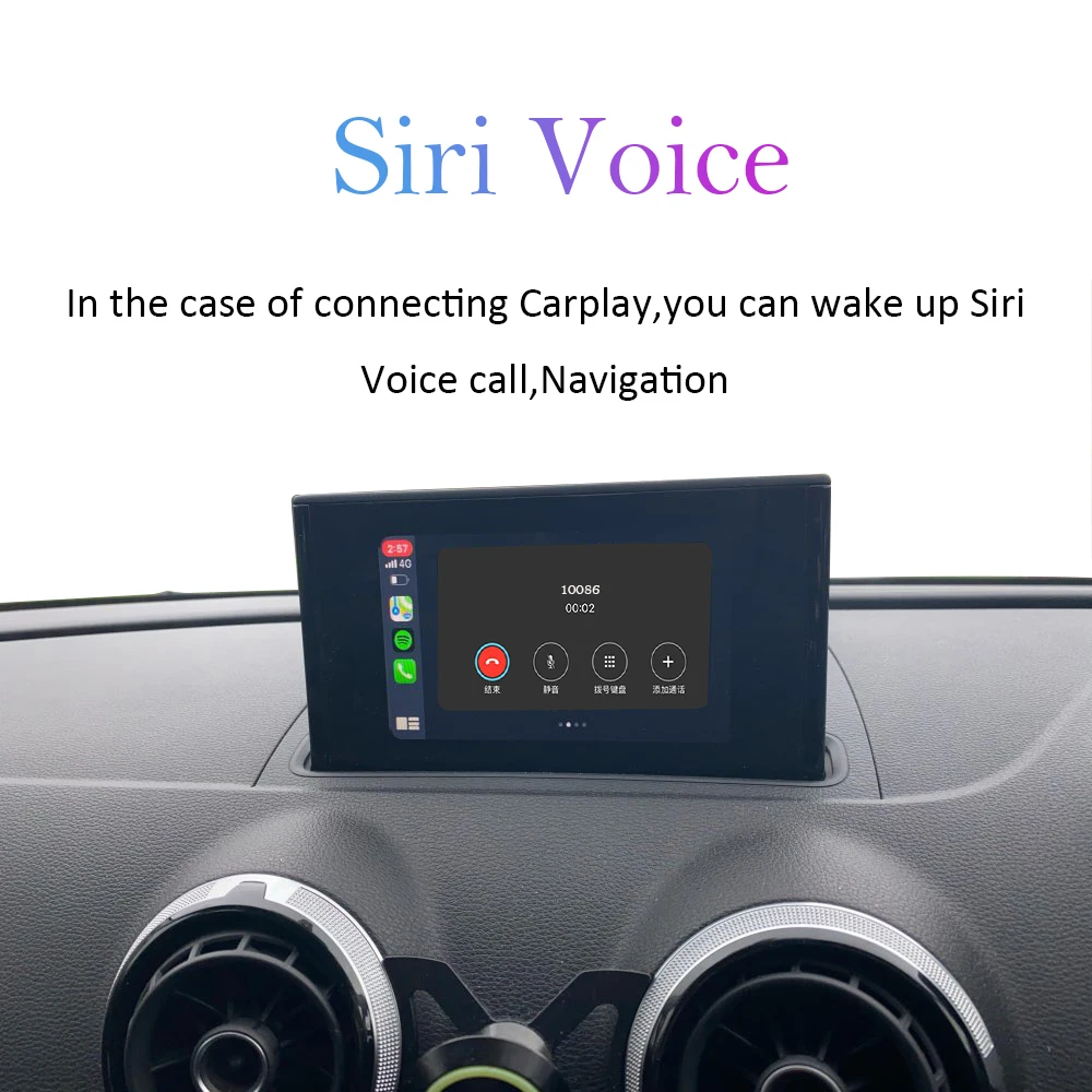 Беспроводная Carplay поддержка MMI 3G мультимедийные карты авто интерфейс