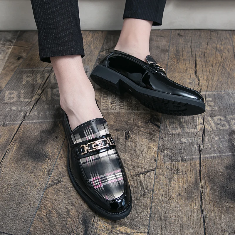 Men's Shoes Moccasins Men Shoes Office Men's Leather Casual Fashion For Mens Slip On Piergitar Causal Brand Handmade Italian