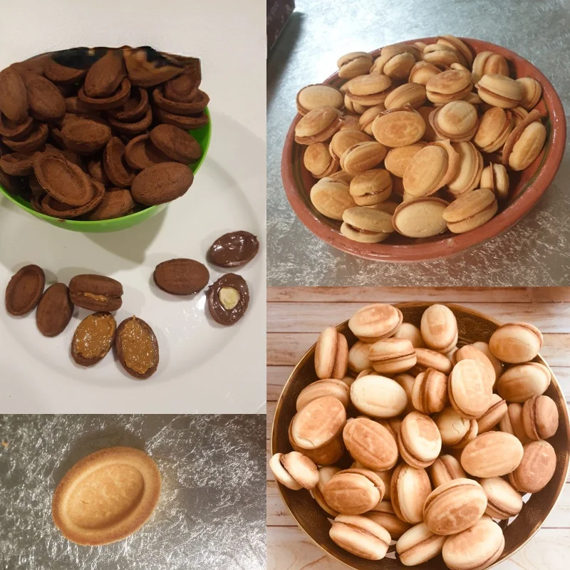 

DMWD Electric Walnut Cake Maker Automatic Mini Nut Waffle Bread Machine Sandwich Iron Toaster Baking Breakfast Pan Oven EU plug