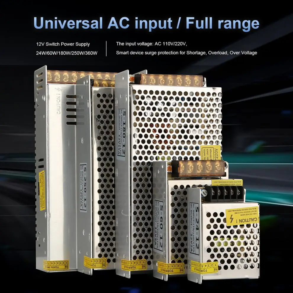 12V 30A 360W переключатель питания адаптер драйвера/Трансформатор источника для